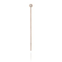 Solo pendiente Burato Mujer in Oro rosa Diamante 0.05 Ct BO808 - BO808